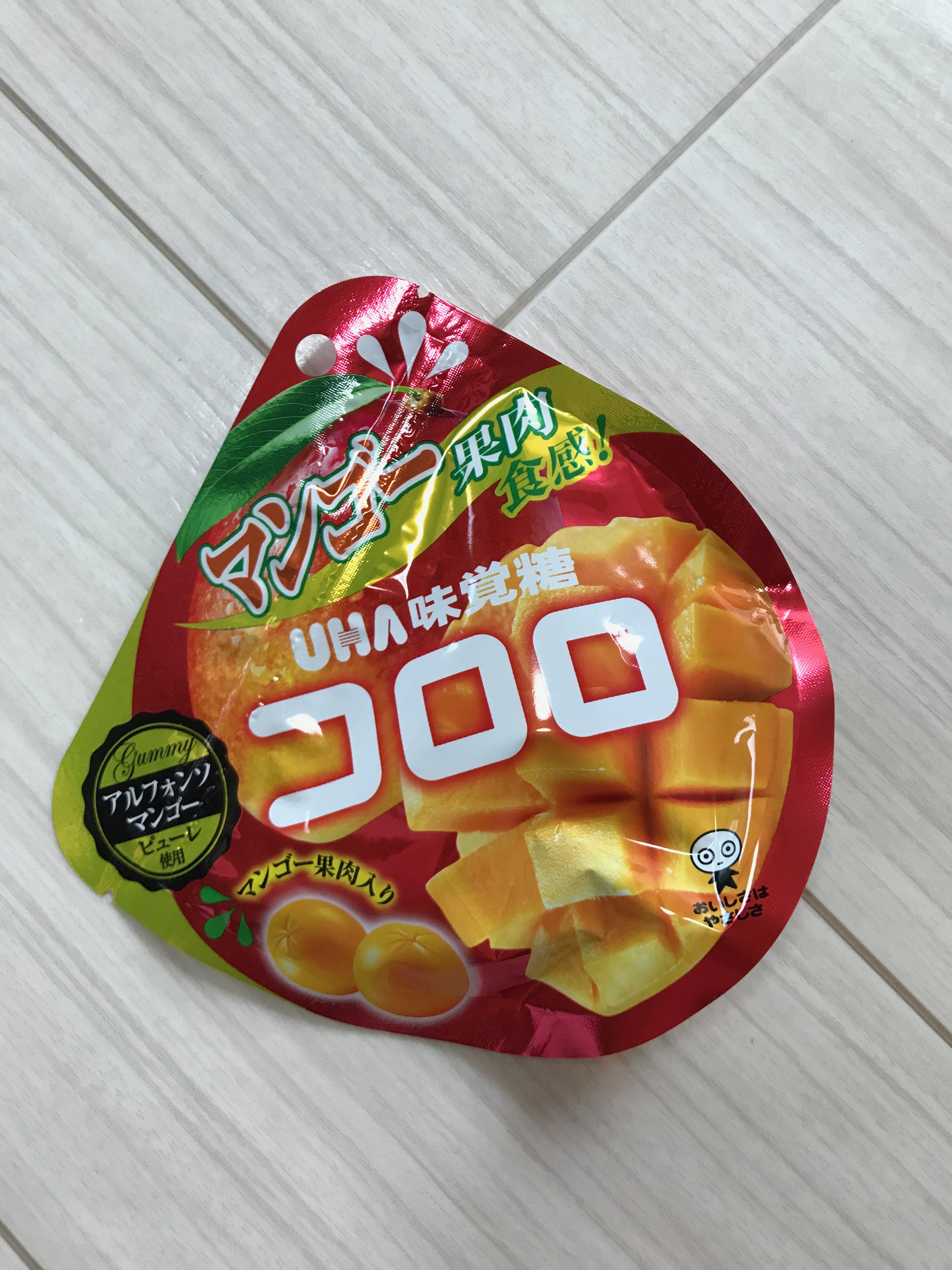 UHA味覚糖グミ「コロロ」の季節限定マンゴー味の感想レビュー